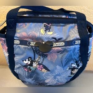 LeSportsac Disney Mickie Mouse and Minnie Hawaiian Print, Small Jenni